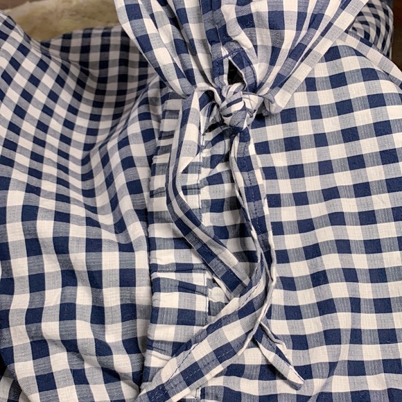 🔥🔥SO shrug shoulder gingham shirt size XL - Picture 5 of 5